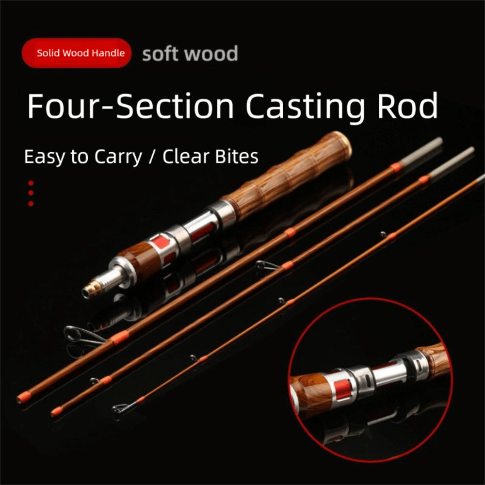 Canne à pêche Spinning 4 Secti - Fishing Rod Carbon Fiber avis et prix